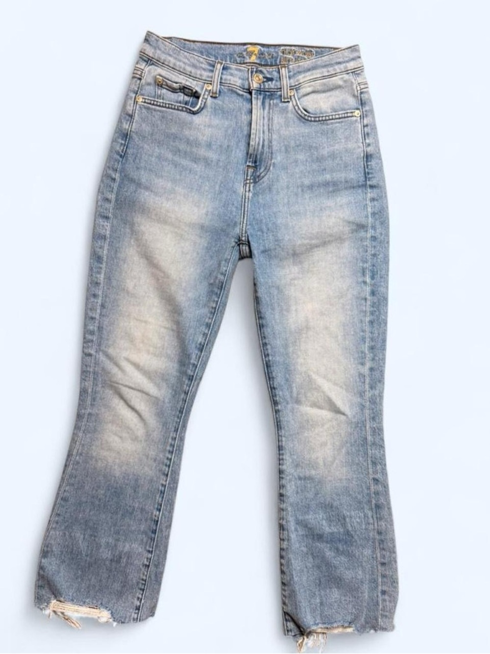7 For All Mankind High Waist Slim Kick Jeans